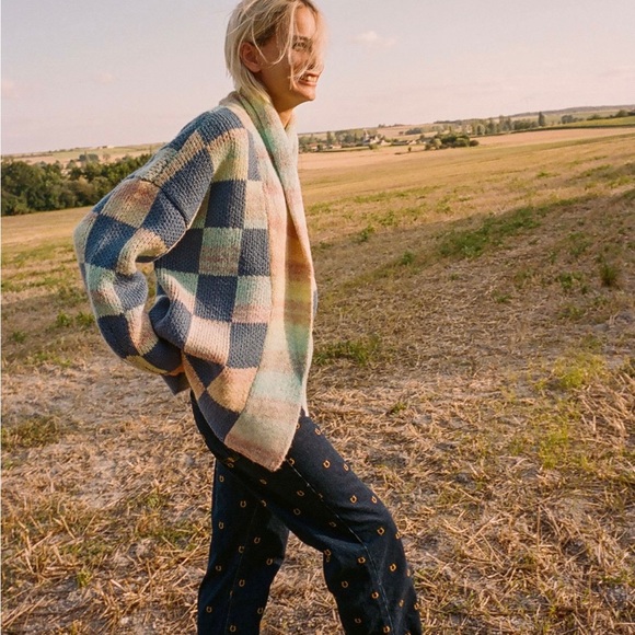 BDG kolbie checkered cardigan - Picture 1 of 4